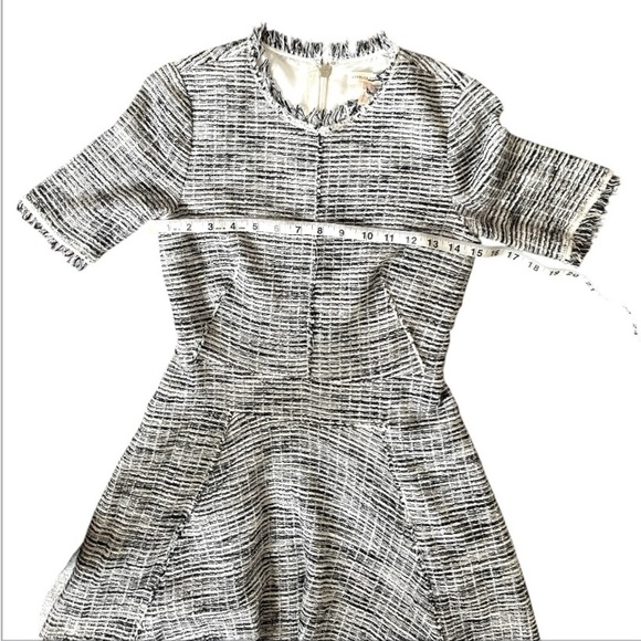 Rebecca Taylor Boucle Tweed Fit and Flare Dress size 0 - Picture 4 of 5